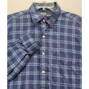 Polo Ralph Lauren Lowell‎ Sport Long Sleeve Plaid Button Front Shirt Mens Medium